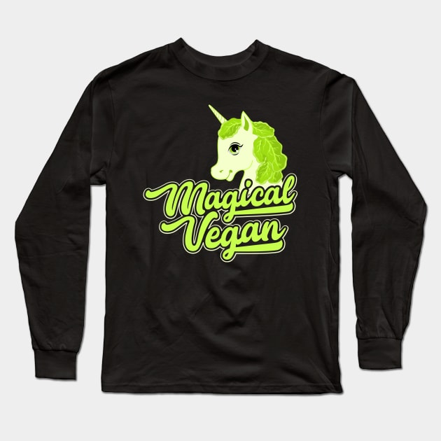 Magical Vegan Long Sleeve T-Shirt by dennex85